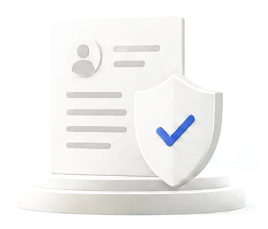 An approval document with a shield, representing production sign-off